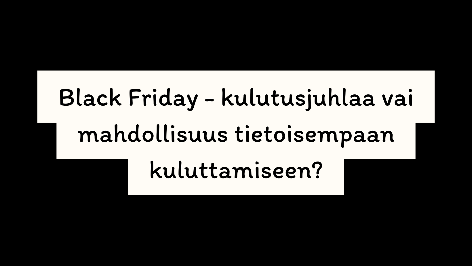 Black Friday