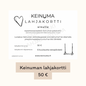 KEINUMAN LAHJAKORTTI 50 €